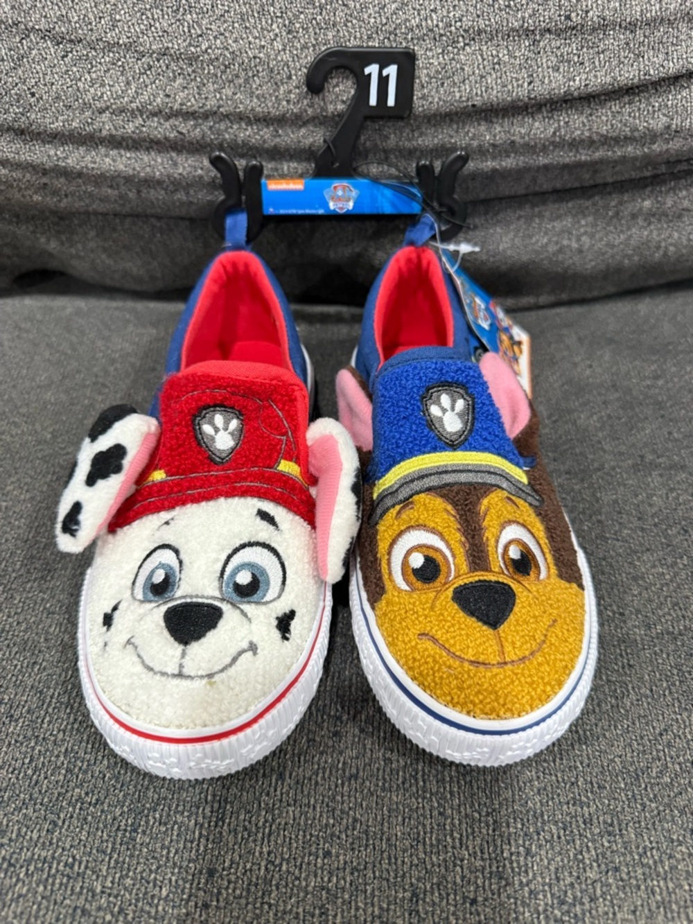 Paw Patrol Kids Character Slip-On Sneakers in Red, Blue, White, Brown, Yellow
